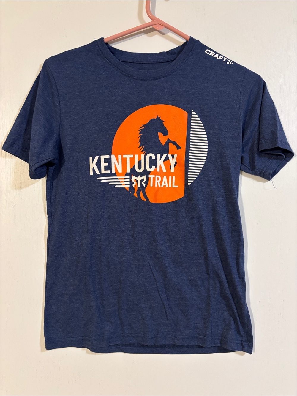 Craft Navy Kentucky Trail Graphic Tee with Orange Accent